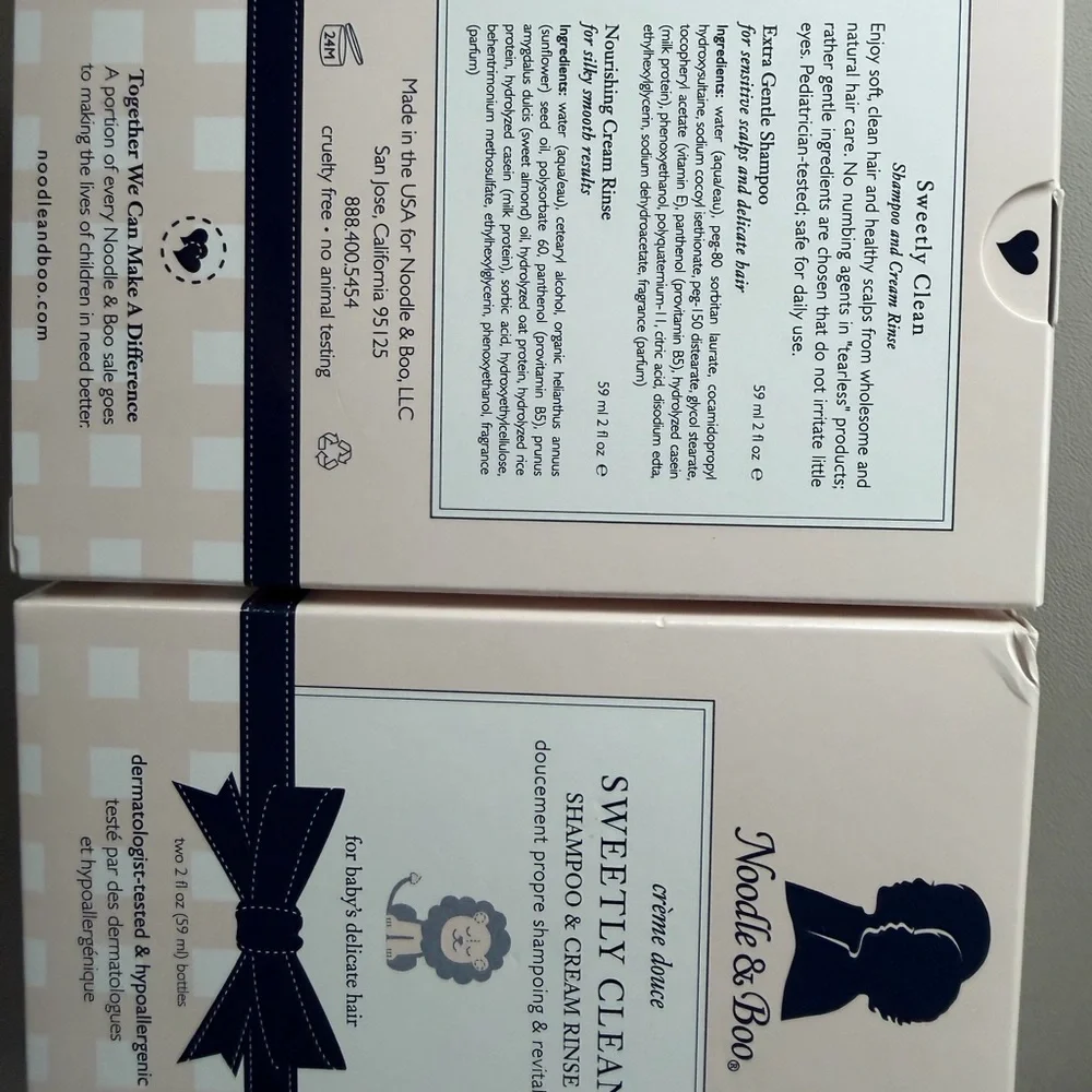 Noodle & Boo Gentle Hair Care Duo 2 gift sets